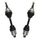 AutoShack Front CV Axle Drive Shaft Neoprene Boots Pair of 2 Driver and Passenger Side Replacement for 2012 2013 2014 2015 2016 2017 2018 Ram 1500 3.0L 3.6L 3.7L 4.7L 5.7L V6 V8 4WD DSK3056PR