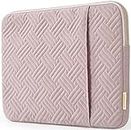 BAGSMART Laptop Sleeve Bag Compatible with MacBook Air/Pro, 13-13.3 inch Notebook, Compatible with MacBook Pro 14 Inch, MacBook Air M2 Sleeve 13 Inch, Repellent Protective Case with Pocket, Pink