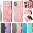 For iPhone 15 14 13 12 11 Pro Max XS XR 8 7 Plus Wallet Leather Flip Case Cover