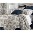 The Tailor's Bed Promenade 2 Piece Duvet Cover Set Cotton in White/Blue | Twin Duvet Cover + 1 Sham | Wayfair PRO2-CLG-BLU-DCV-TW-2PC