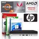 HP Mini Gaming PC AMD Ryzen 5 16GB 128GB SSD Radeon RX Vega Computer Windows 11