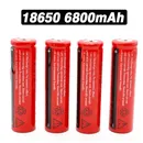 2023 18650 Recharable Battery 3.7V 6800 MAh 18650 Rechargeable Lithium-ion Battery 3.7V For LED