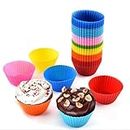 Silicone Cupcake Shaped Baking Mold Fondant Cake Tool Chocolate Candy Cookies Pastry Soap Moulds