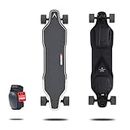 Backfire G2 Black Electric Longboard Skateboard with Protective Gear, Suitable for Adults & Teens Beginners, 5.2Ah/187Wh Battery, 11 to 12.5 Miles Range, 180 Days Warranty