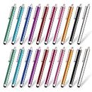 homEdge Stylus Pen Set of 20 Pack, Universal Capacitive Touch Screen Stylus Compatible with iPad, iPhone, Samsung, Kindle Touch, Compatible with All Device with Capacitive Touch Screen – 10 Color