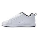 DC Shoes Homme Court Graffik Running Baskets Basses, Blanc (White/Blue/Grey), 43