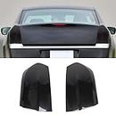 CheroCar Tail Light Cover Guard Trim Bezel Frame Decor Exterior Accessories for 2011-2014 Chrysler 300, Smoked Black…