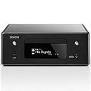Denon Receiver RCD-N10, Bluetooth Receiver with Integrated CD Player, AM/FM Tuner, & Wi-Fi, for Smaller Rooms and Houses, Amazon Alexa Compatibility, Supports TV & More