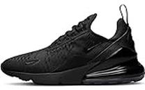 NIKE Women's W Air Max 270 Track & Field Shoes, Black Black Black Black 001, 10.5 US