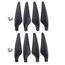 Fytoo Accessories Propeller for Hubsan Zino H117S Aerial Four-axis Aircraft Remote Control Drone Forward and Reverse Paddle (8PCS)