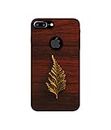 Amazon Brand - Solimo Back Cover for iPhone 7 Plus (Wood | Multicolor | 3D Printed)