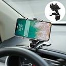 SEVAM SPYKART YB20-9 Car Cradle Mobile Phone Holder Mount Stand 360° Rotation Safe Stable Compatible with Car Dashboard, AC Vent, Rear View Mirror & Car Sunshade fit for All Smartphones Upto 6.5"