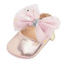 First Shoes Dress Girls Bowknot Sole Flat Baby Princess Rubber Mary Baby Shoes Stivaletto Bambina 23