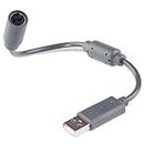 USB-Kabel für Microsoft Xbox 360, PC-Gamepad-Controller-Adapter (grau)