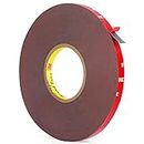Double Sided Tape Heavy Duty 100FT, Waterproof Strong Mounting Adhesive Tape for Walls, Car, Home Decor, Office Decor, Made of 3M VHB Tape (100FT x 0.4IN)