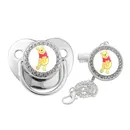 New Disney Products Winnie The Pooh Pacifier and Pacifier Chain Silica Gel Chupetes Para Bebes