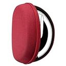 Geekria Shield Headphones Case Compatible with Beats Solo4, Solo3.0, Solo2.0, Solo Pro, Sennheiser Momentum 2.0 Case, Replacement Hard Shell Travel Carrying Bag with Cable Storage (Luxe Red)