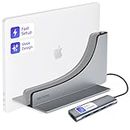 Ascrono Vertical Docking Station Hub Bundle | Compatible with Apple MacBook Pro 13, 15 & 16 inch, 2016-2020 & 2022 M2, Touch Bar | Includes Multiport-Adapter for 4K Resolution HDMI Monitor