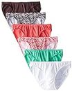 Fruit Of The Loom Womens Eversoft Cotton Underwear, Tag Free & Breathable Bikini-underwear, Cotton Stretch - 6 Pack - Colors May Vary, 9 US