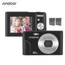 Andoer Digital Camera 48MP 1080P 2.4inch 16X Zoom Auto Focus 128GB Expandable