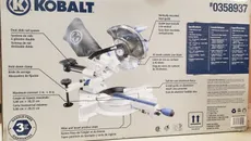 Kobalt  7-1/4" 10A Single Bevel Sliding Laser Compound Miter Saw