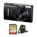 Canon PowerShot ELPH 360 HS Digital Camera with Accessory Kit (Black) 1075C001