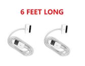 2Pack USB Charger Cable 6ft Sync Data Charging Cord Apple iPhone 4/4S/iPad/iPod