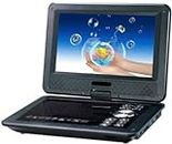 Star Home Portable DVD Player with Screen7.8 inch DVD Player 360° TFT LCD Swivel-Screen| SD Card/USB Port/CD/DVD Reader Controller, Kids Mobile DVD Player (7.8 Inch)