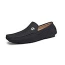 Bruno Marc Men's Casual Loafers Slip On Driving Shoes Black Size 9 US/ 8 UK 3251314