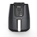 NINJA AF101C, Air Fryer, 3.8L Less Oil Electric Air Frying, Equipped with Crisper Plate + Multi-Layer Rack + Non Stick Basket, Programmable Control Panel, Black, 1550W, (Canadian Version)
