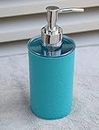 EMOH ROCED Refillable Hand Soap Dispenser | Unbreakable Liquid Soap/Shampoo/Hand wash/Sanitizer/Lotion Dispenser Plastic Bottle for Kitchen, Wash-Basin and Bathroom (Pack of 1, Blue)
