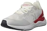 EEKEN Men's Casual Lightweight White/Red Mesh Sneakers by Paragon-8 (E1127IA07A079)