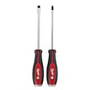 Milwaukee 48-22-2702 2 Piece Demolition Slotted and Phillips Head Screwdriver Set W/Steel Endcaps