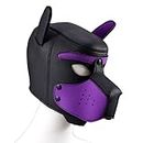 Fun Dog Head Set Adult Products Male and Female Conditioning Role Play Nightclub Dance Leather mask Flirting Props
