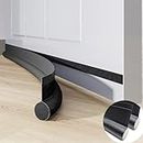 AUTUCAU Door Draught Excluder 96 cm/37 inches, Anti-Cold Unilateral Door Bottom with Self-Adhesive Seal Blocker for Noise and Air, Adjustable Door Seal Strip,Pack of 2