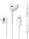 UCGOU Écouteurs filaires pour iPhone, écouteurs Intra-Auriculaires avec Son stéréo (Microphone intégré et contrôle du Volume) compatibles avec iPhone 14/13/13Pro Max/SE/12/12Pro/11/X/XR/XS/8/7/7Plus