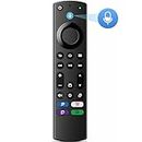 Replacement Voice Remote for Insignia/Toshiba/Pioneer/AMZ Smart TVs. Compatible with Insignia Smart TV/Toshiba Smart TV/Pioneer/AMZ Omni/AMZ 4-Series TV/AMZ TV Cube