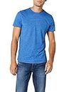 Tommy Jeans Homme Basic Knit T-Shirt Manches Courtes coupe droite Bleu (Nautical Blue 407) Small