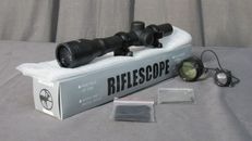 * NEW 4X20 RIFLESCOPE WITH MOUNTS; RIFLES/CROSSBOWS/AIRSOFT/ETC