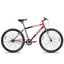 Firefox Bikes Bad Attitude 5 , 27.5 T Single Speed Mountain Bike for Above 13 Years Unisex Kid, 18 Inch Steel Frame (Black and Red)