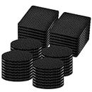 Non Slip Furniture Pads - 60 Pieces Self Adhesive Rubber Feet Pads Furniture Grippers Chair Leg Pads - Anti Scratches Furniture Feet Protectors for Hardwood Floors