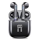 OYIB Wireless Earbuds, Bluetooth 5.3 Headphones in Ear with Stereo Sound, 4 ENC Noise Cancelling Mic Bluetooth Earbuds 25H Playtime, IP7 Waterproof Wireless Earphones LED Display