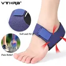 2 stück Schmerzen Relief für Plantar Gel Ferse Pad Fasciitis Socken Getragen in Schuhe Dünne Ferse