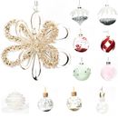 Hanging Christmas Tree Baubles Decor Ball Wedding Party Xmas Fillable Ornaments