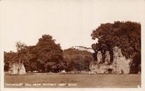 POSTKARTE SURREY CROOKSBURY HILL aus den Ruinen der Waverly Abbey