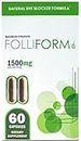 VH Nutrition FOLLIFORM | DHT Blocker for Men and Women* | Saw Palmetto, Pygeum, Nettle Root Formula | 1500mg | 60 Capsules