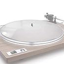 Mobile Pro Shop Turntable Acrylic Slipmat for Vinyl LP Record Players - 2.7mm Thick Provides Tighter bass & Improves Sound Quality - 12" Platter mat (Clear Transparent)