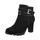 Elara Damen Stiefelette Ankle Boots Chunkyrayan 2018 C292-1-Black-38