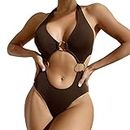 Discount Swimwear D Cup Bathing Suits Gifts for Her Workout Gym European and American Siamese Women's Bikini Swimwear Swimsuit Swimsuit Women's Swimsuit Two Piece Kink Swimwear Promotion Clearance