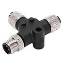 T Connector for NMEA 2000, IP67 Waterproof Oil Resistant Marine Converter 5 Pin for Lowrance Networks